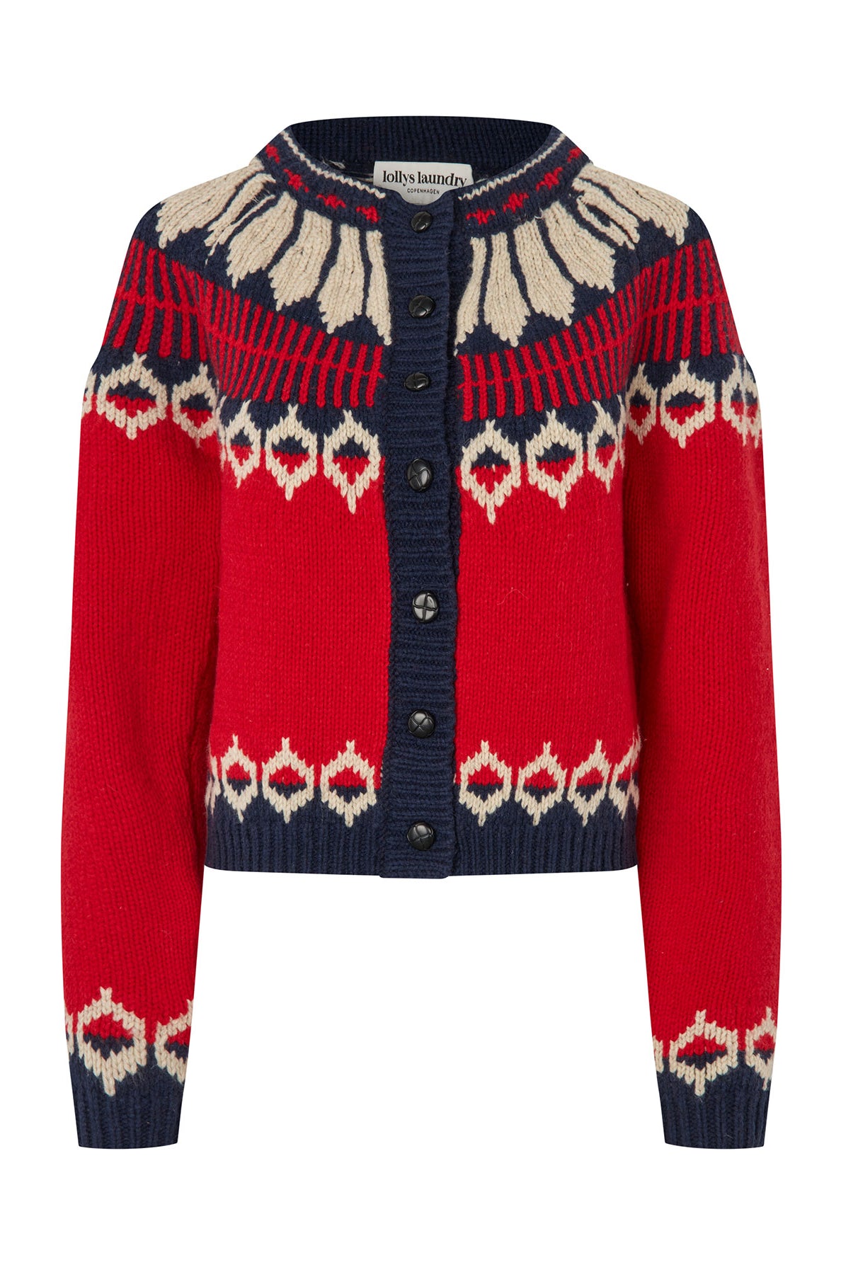 Lollys Laundry ClareLL Knit Cardigan - Red