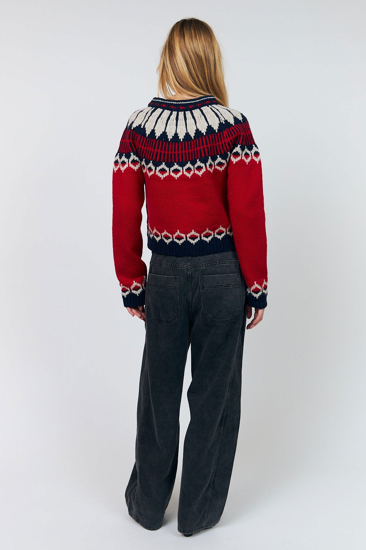 Lollys Laundry ClareLL Knit Cardigan - Red
