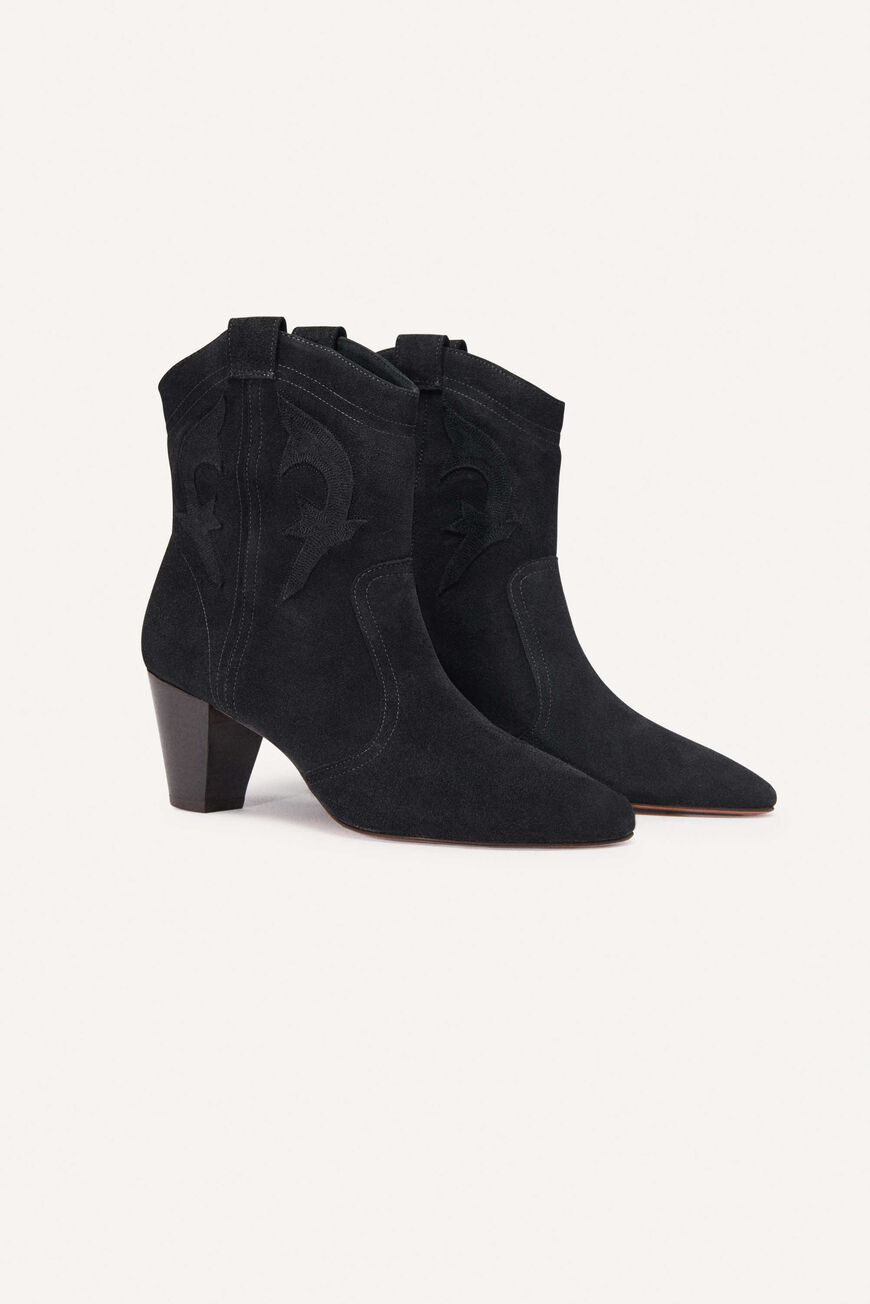 ba&sh - Casey Ankle Boots - Black