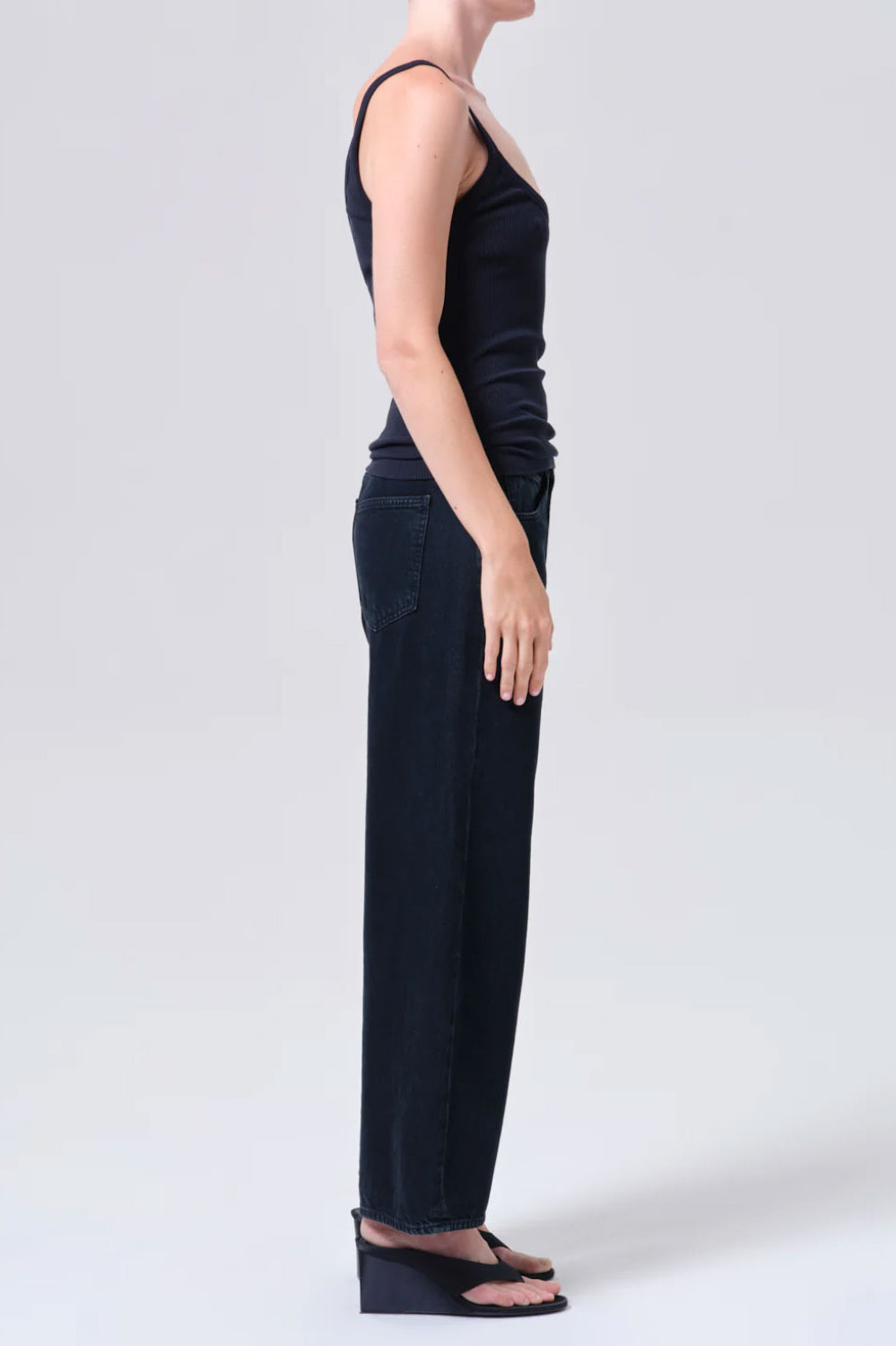 Agolde Low Curve Jean Crop - Crushed