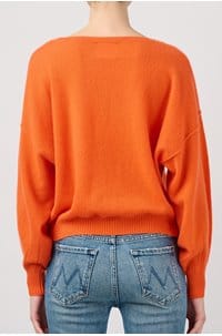 Crush - Abby Balloon Sweat - Papaya