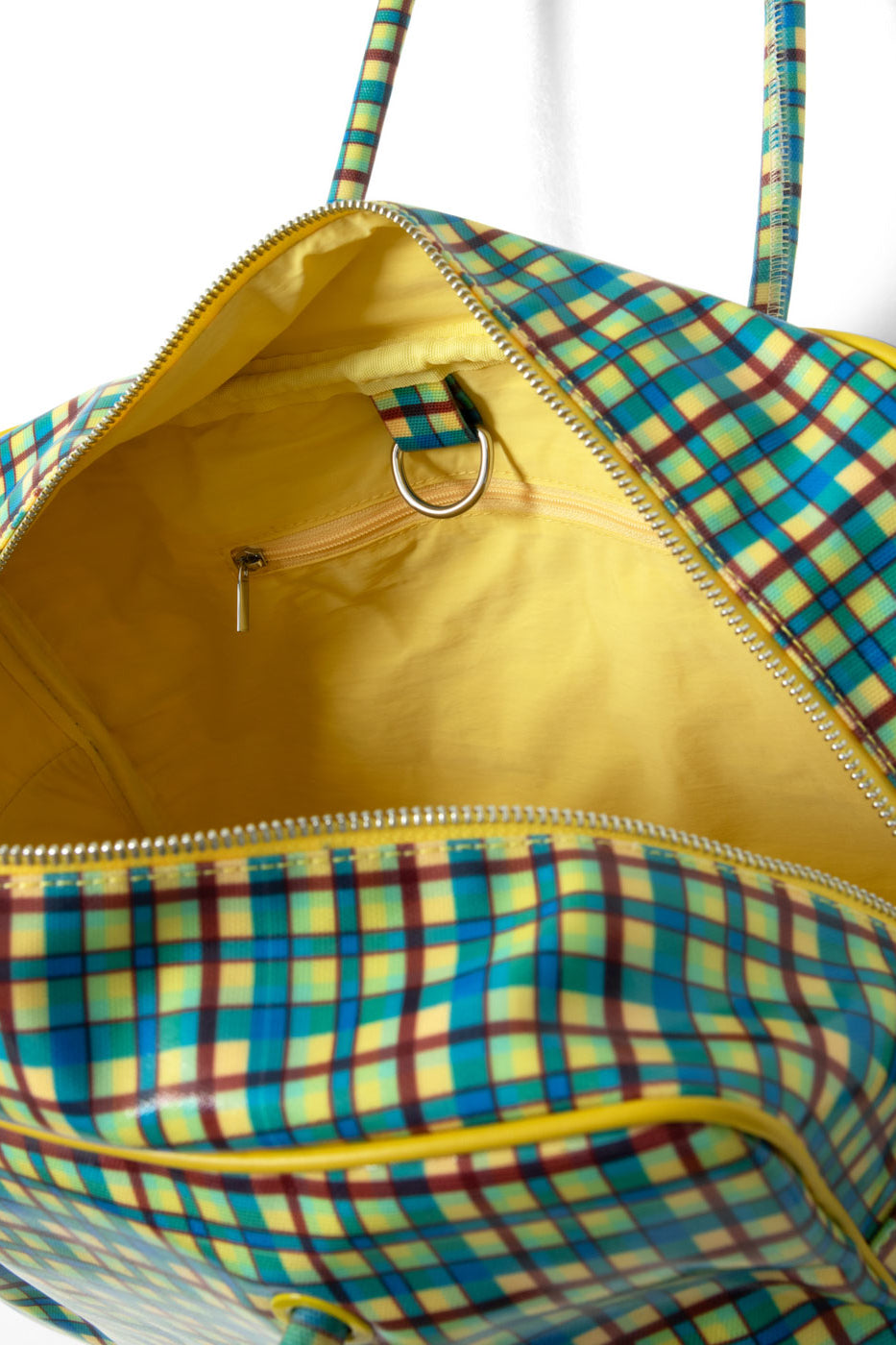 Damson Madder Truro Coated Holdall - Zesty Check