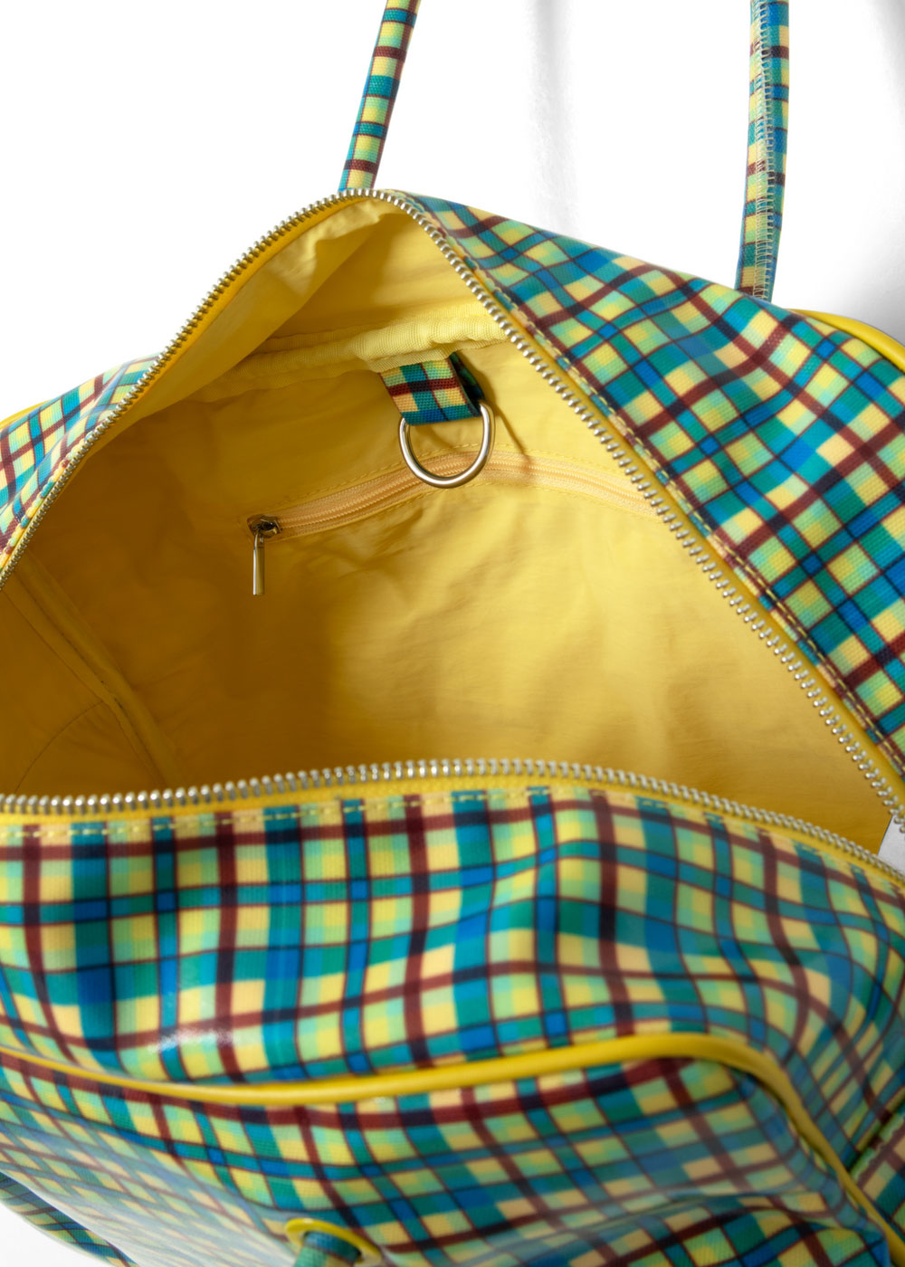 Damson Madder Truro Coated Holdall - Zesty Check