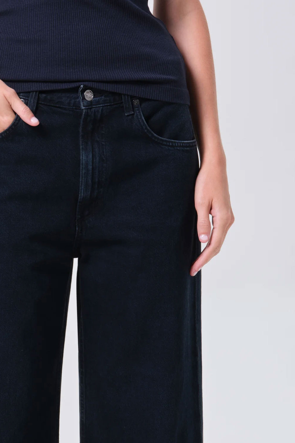 Agolde Low Curve Jean Crop - Crushed