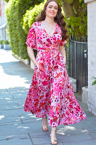 ONJENU - Tilly Maxi in Coral Crush