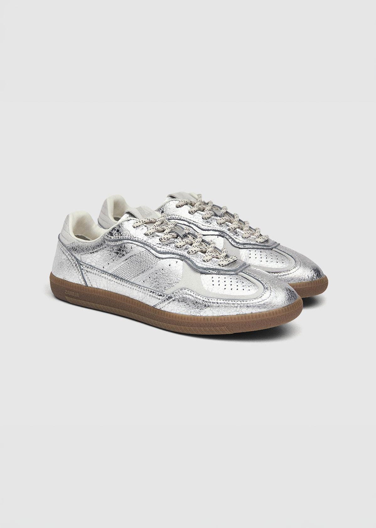 Alohas Tb.490 Shimmer Recycled Sneakers - Silver Cream
