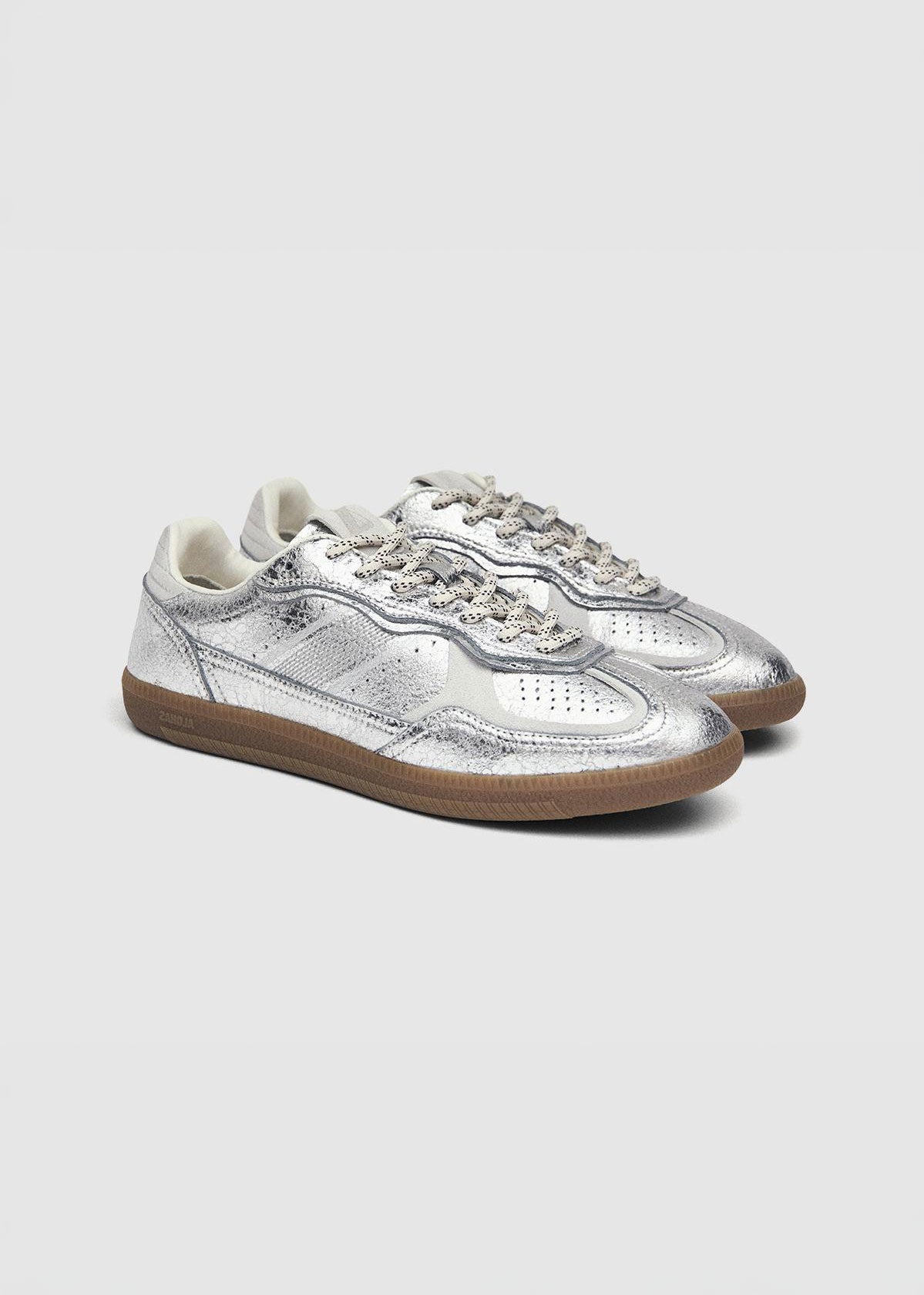 Alohas Tb.490 Shimmer Recycled Sneakers - Silver Cream