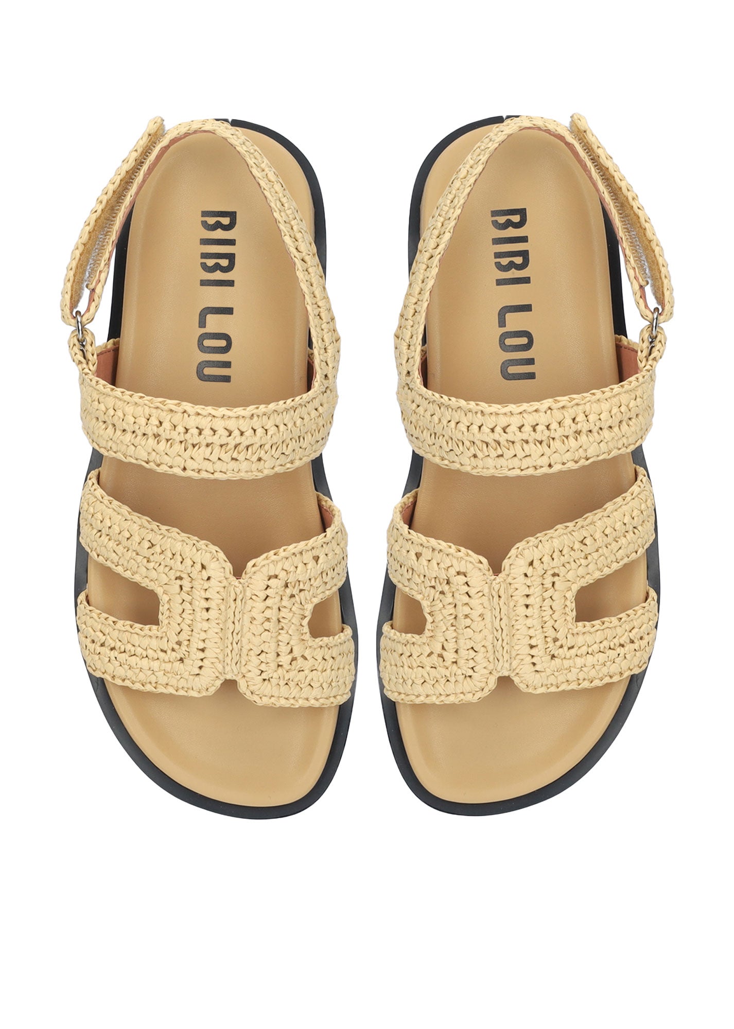 Bibi Lou Mindy Raffia Sandal - Natural