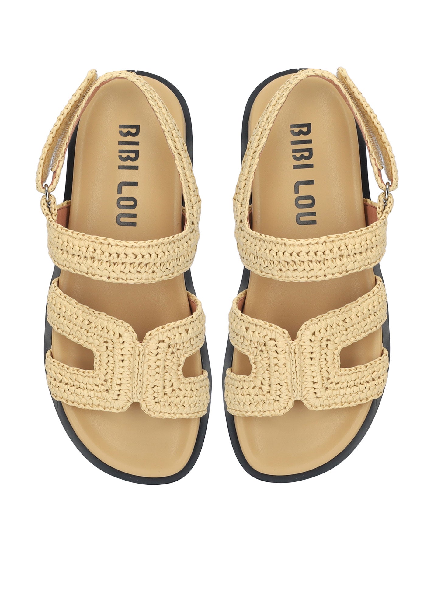 Bibi Lou Mindy Raffia Sandal - Natural