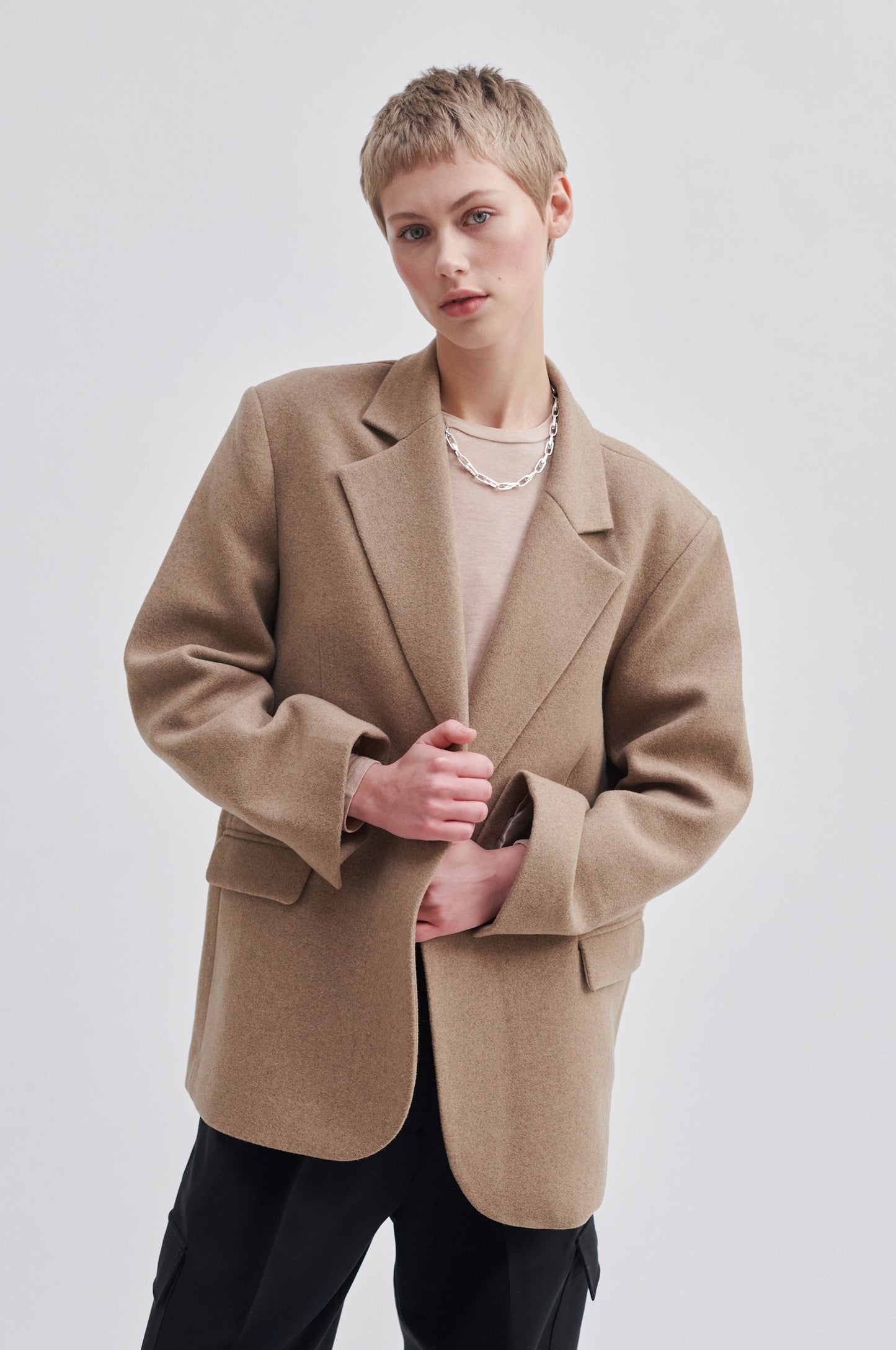 Second Female - Esla Blazer - Silver Mink