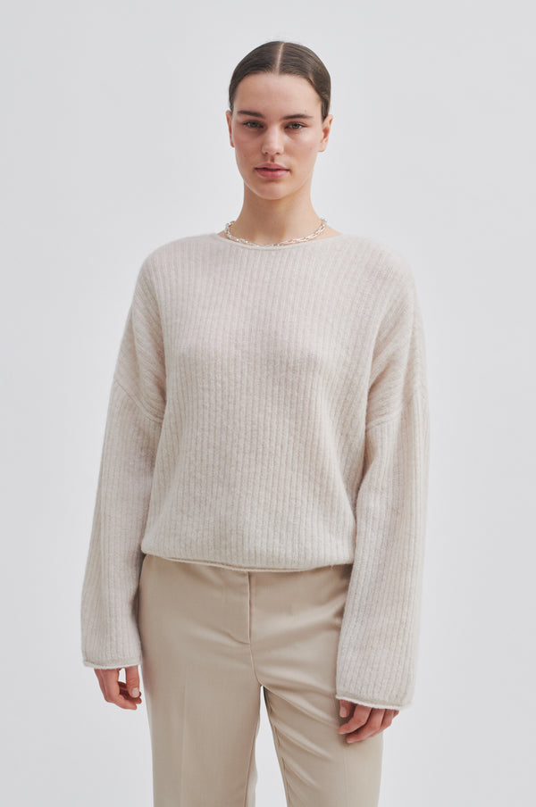 Second Female - Ymma Knit Open Back - Summer Sand