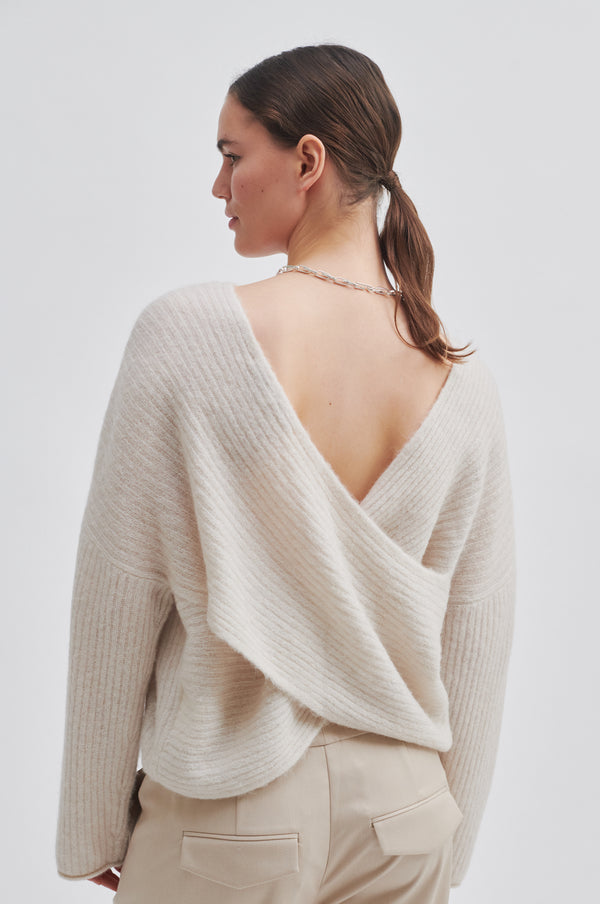 Second Female - Ymma Knit Open Back - Summer Sand