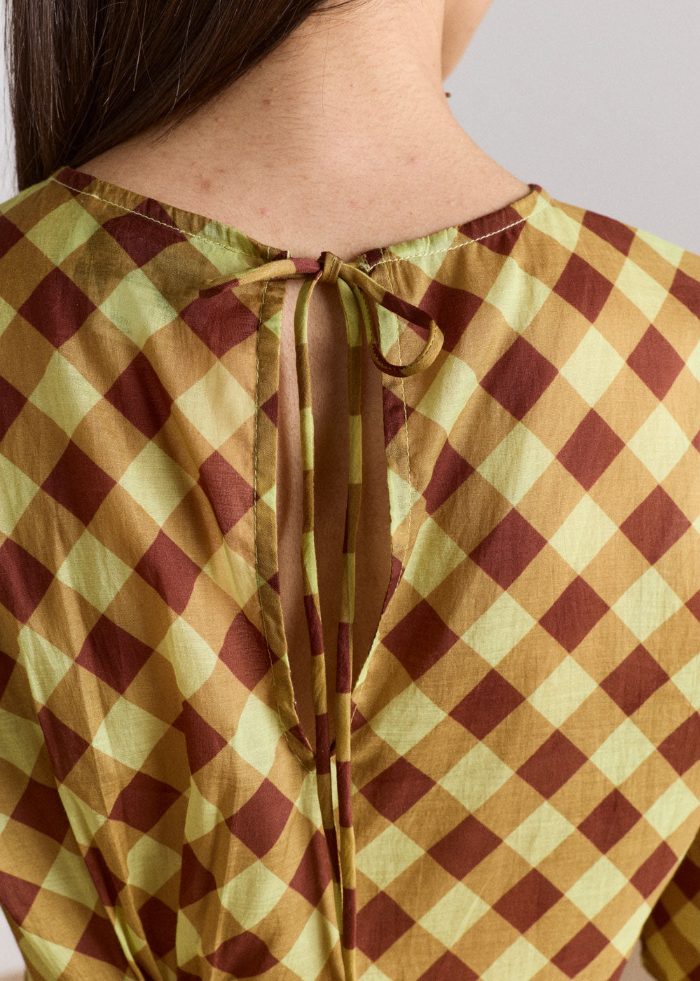 Damson Madder Harmony Sheer Midi dress