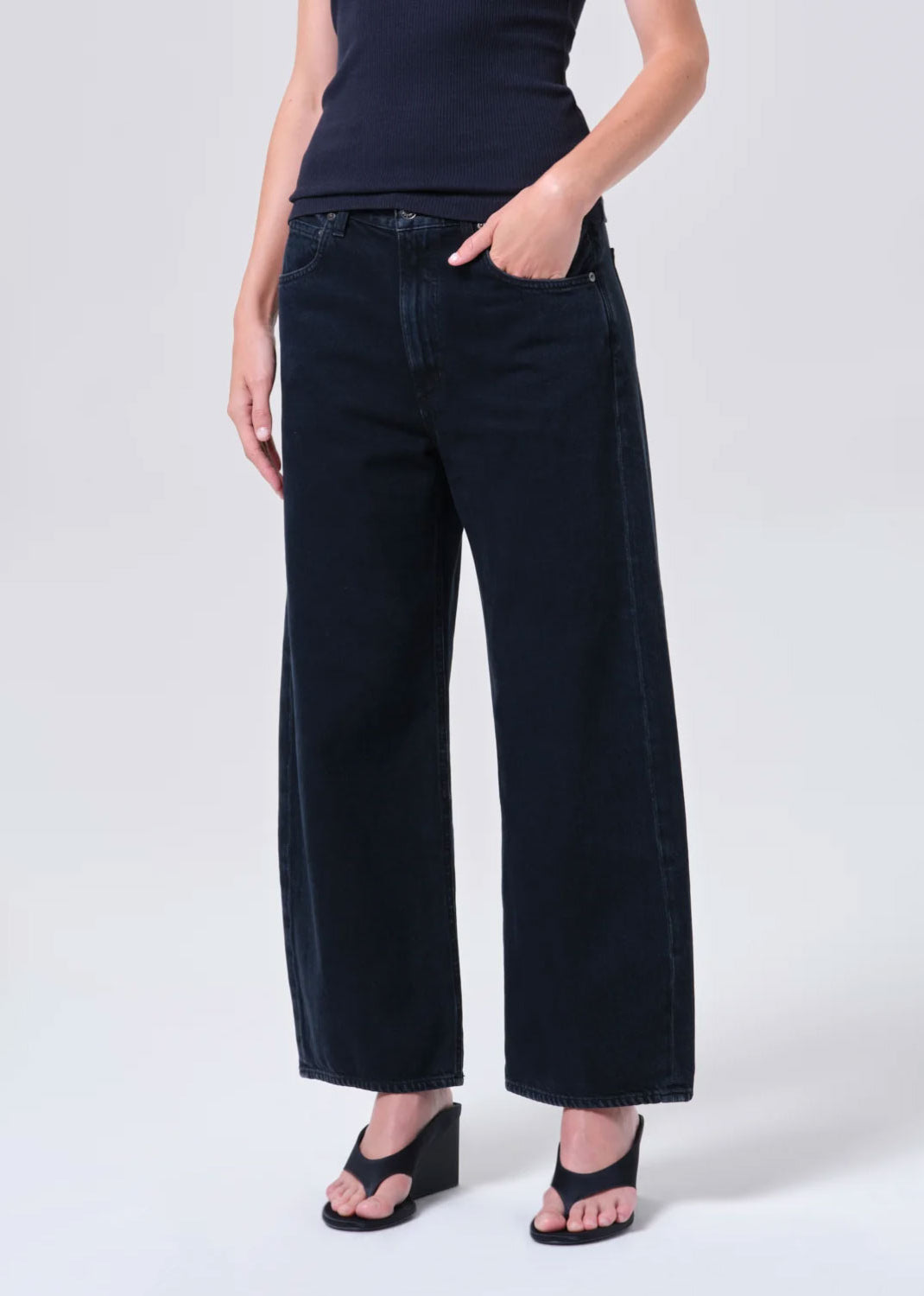 Agolde Low Curve Jean Crop - Crushed