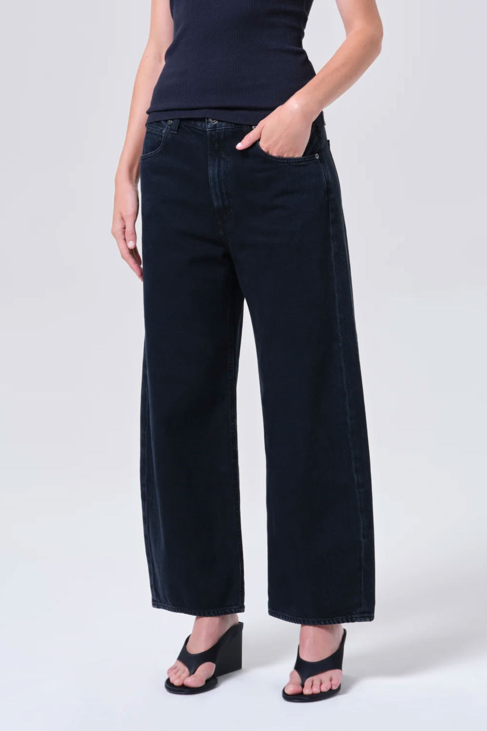 Agolde Low Curve Jean Crop - Crushed