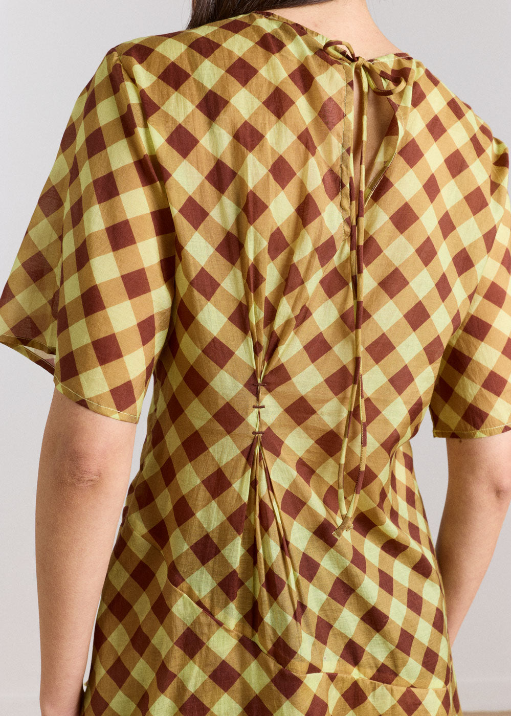 Damson Madder Harmony Sheer Midi dress