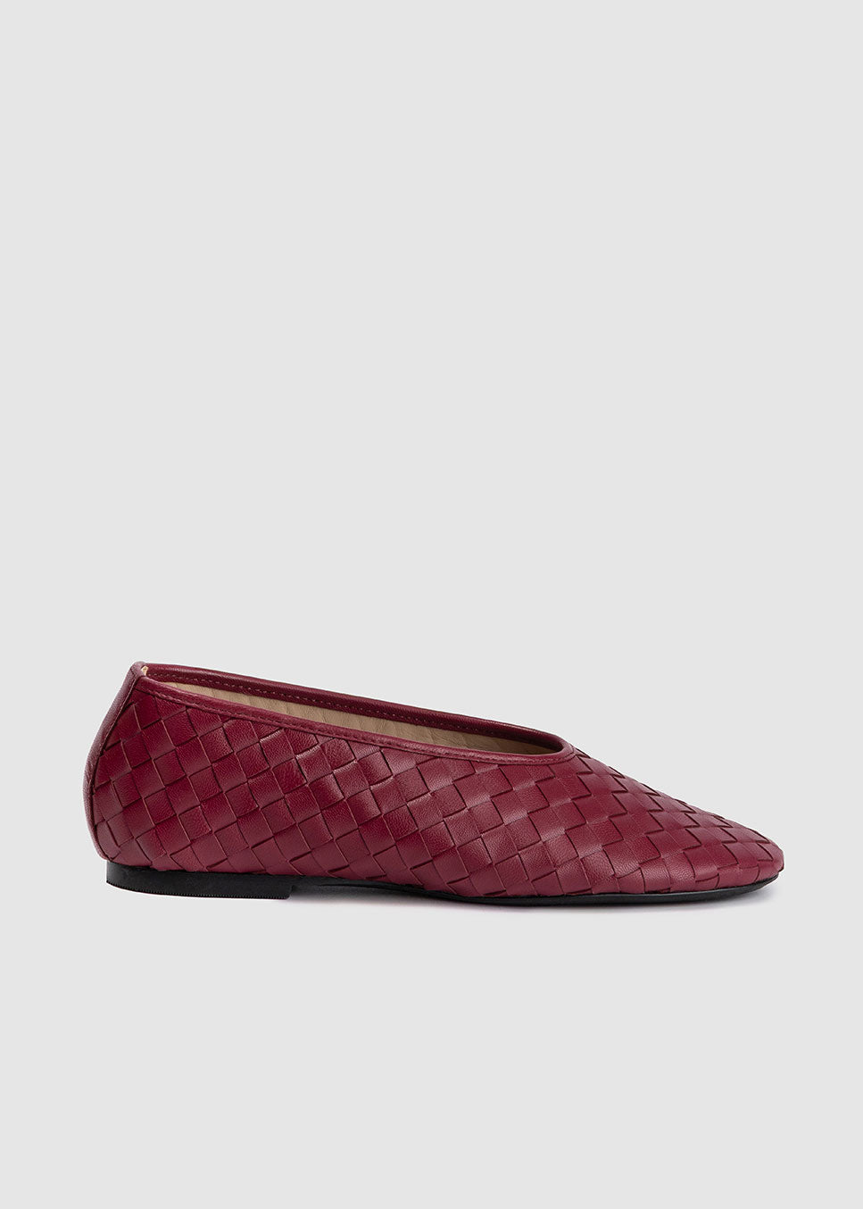 Dansi Woven Pump - Bordeaux