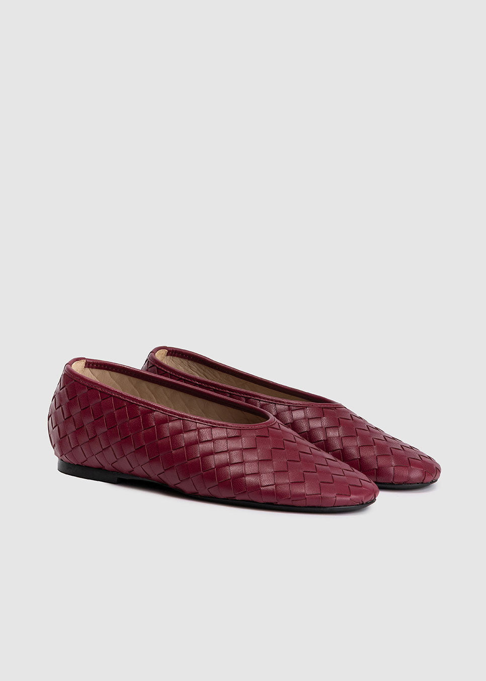 Dansi Woven Pump - Bordeaux