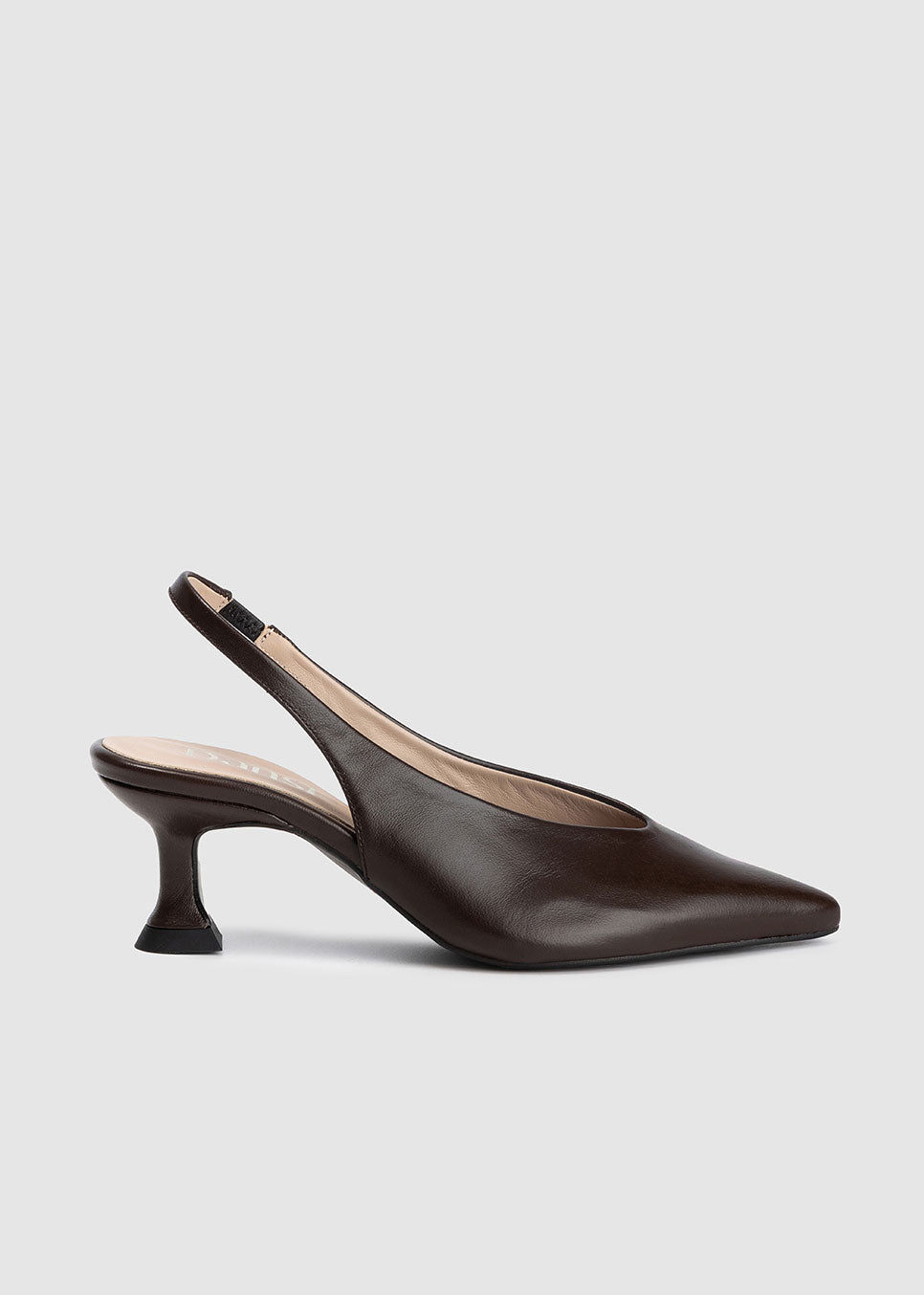 Dansi Slingback Heels - Chocolate