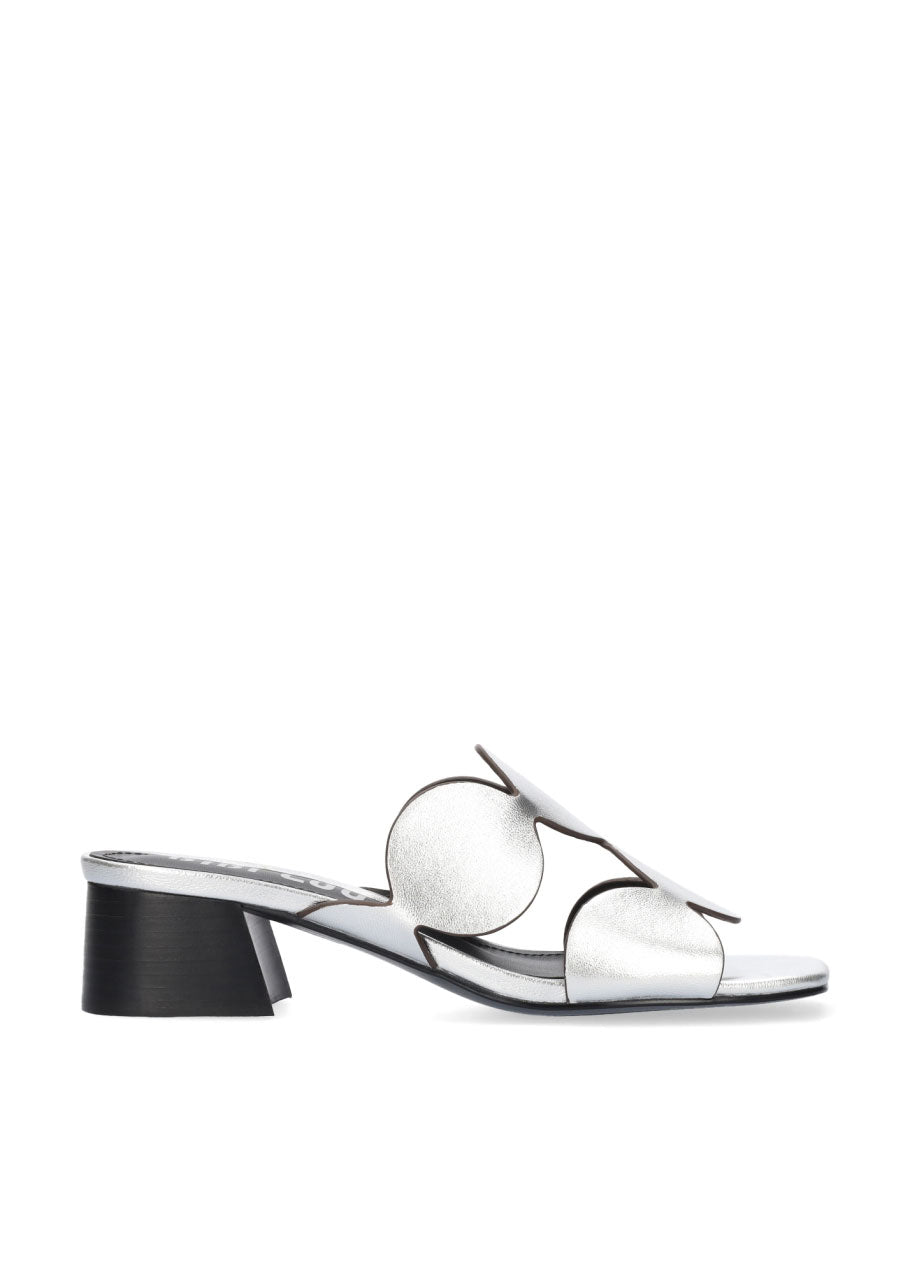 Bibi Lou Onami Heeled Sandals - Silver