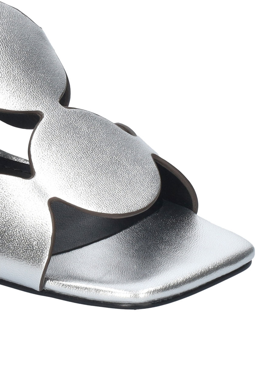 Bibi Lou Onami Heeled Sandals - Silver