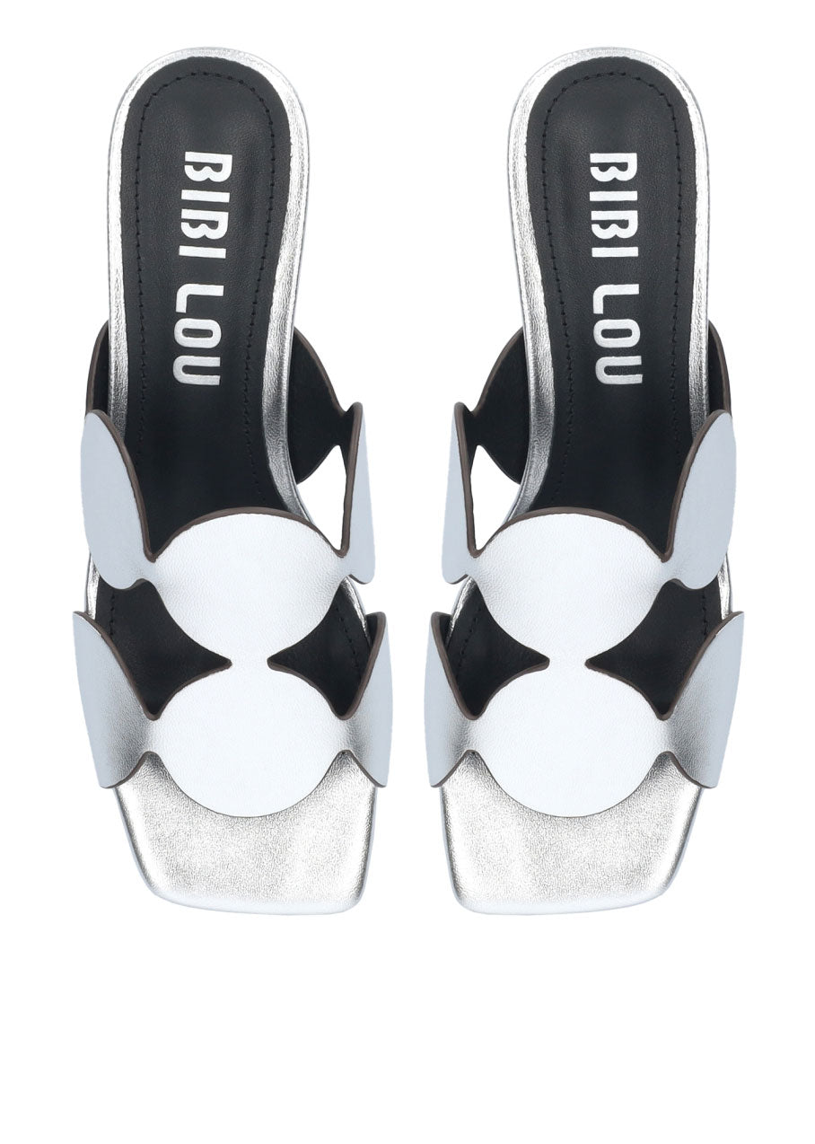 Bibi Lou Onami Heeled Sandals - Silver