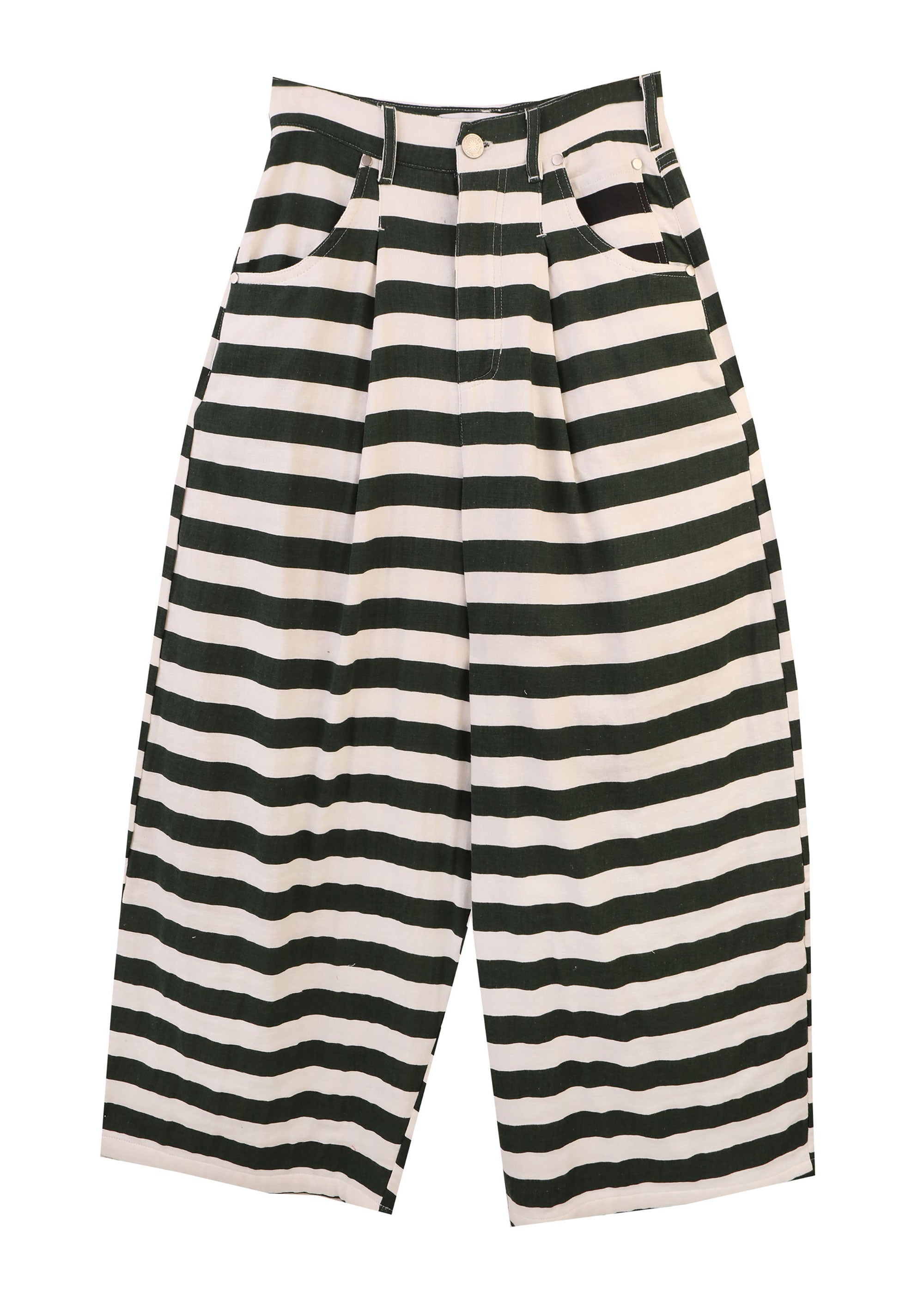 L.F.Markey Mason Trousers - Patchwork Stripe