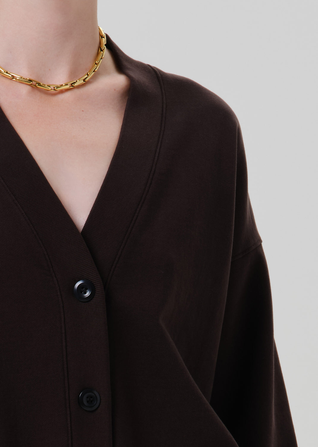 Citizens of Humanity Fleece Cardigan - Chocolate