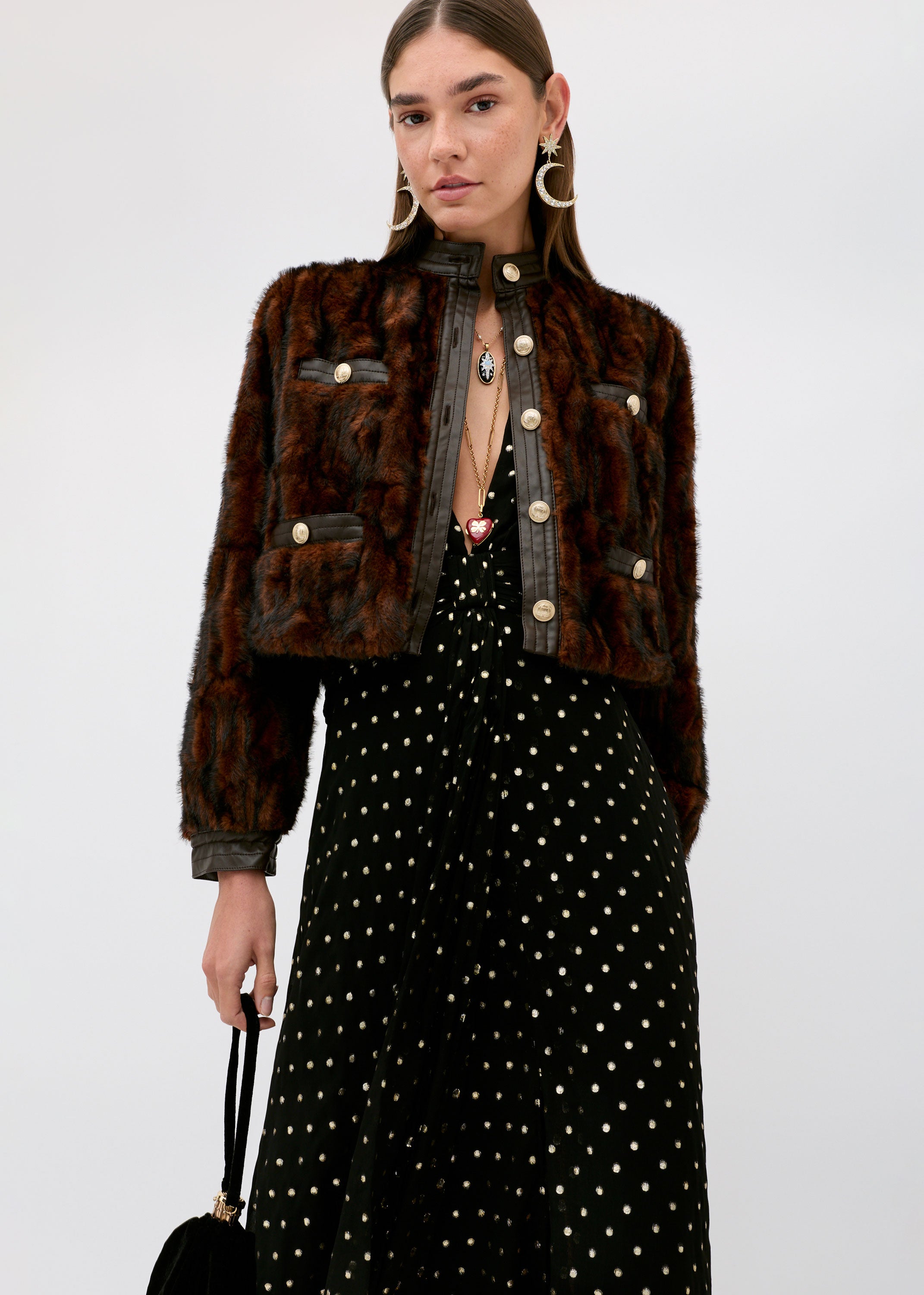 Rixo Jina Jacket - Brown