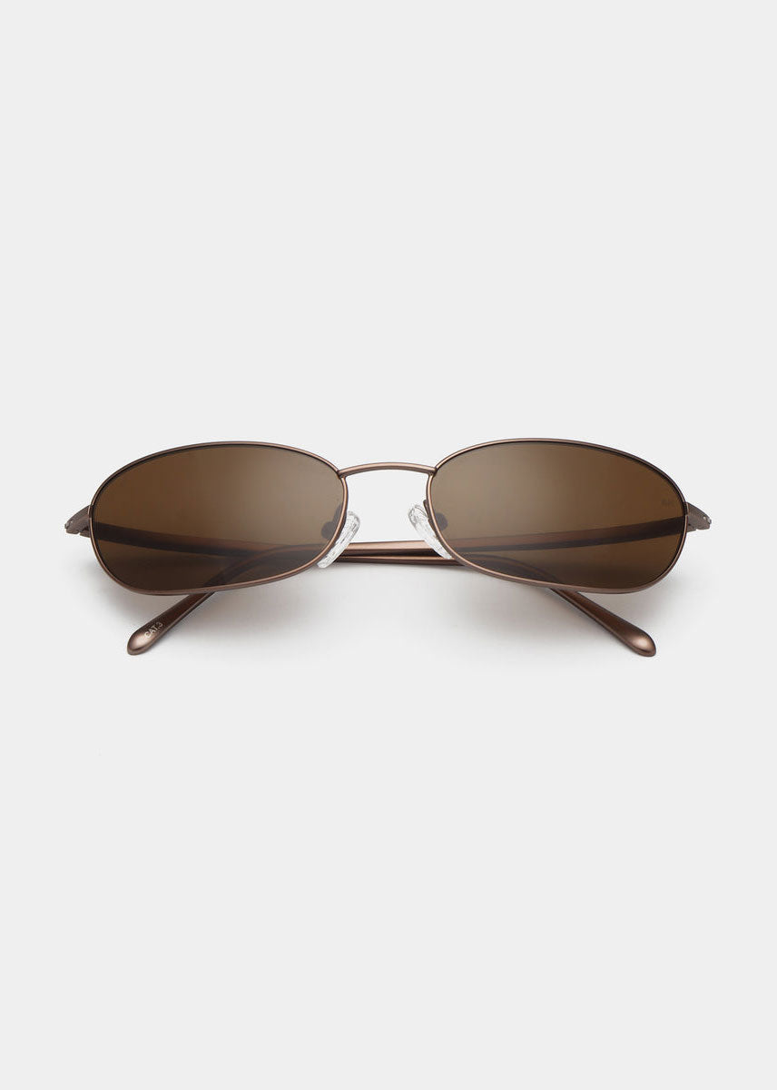 A. Kjaerbede Jack Sunglasses - Matte Brown