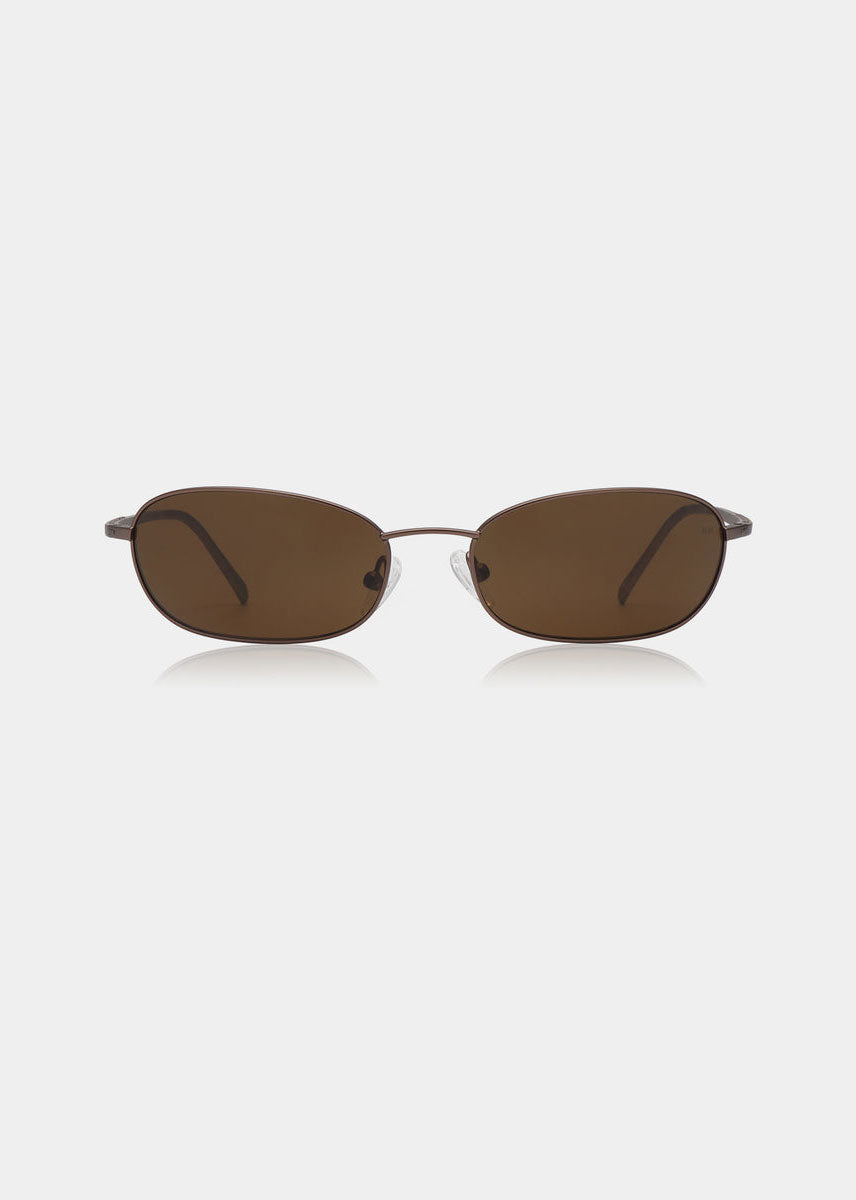 A. Kjaerbede Jack Sunglasses - Matte Brown