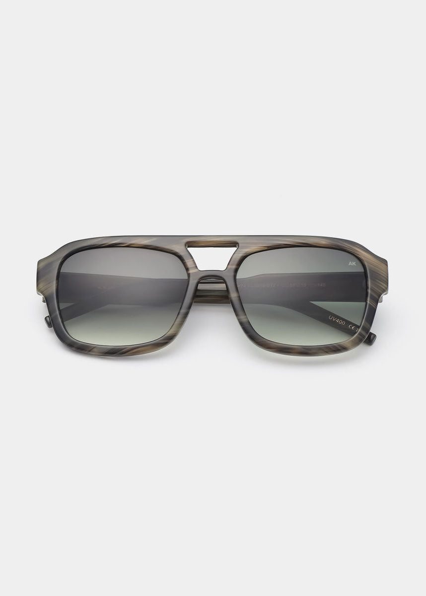 A. Kjaerbede Kaya Sunglasses - Striped Horn