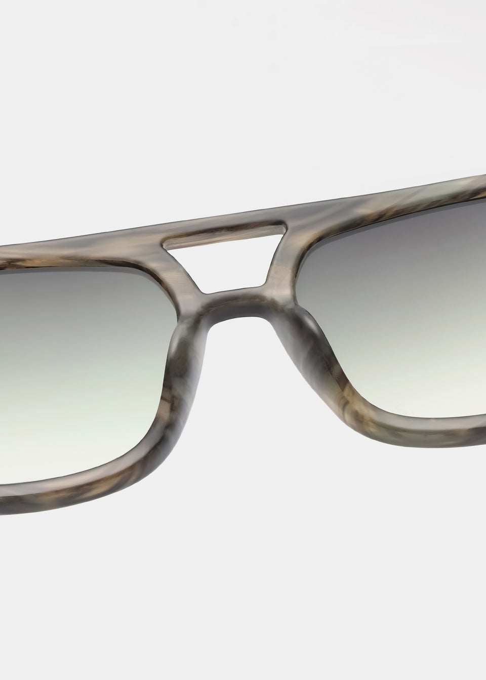 A. Kjaerbede Kaya Sunglasses - Striped Horn