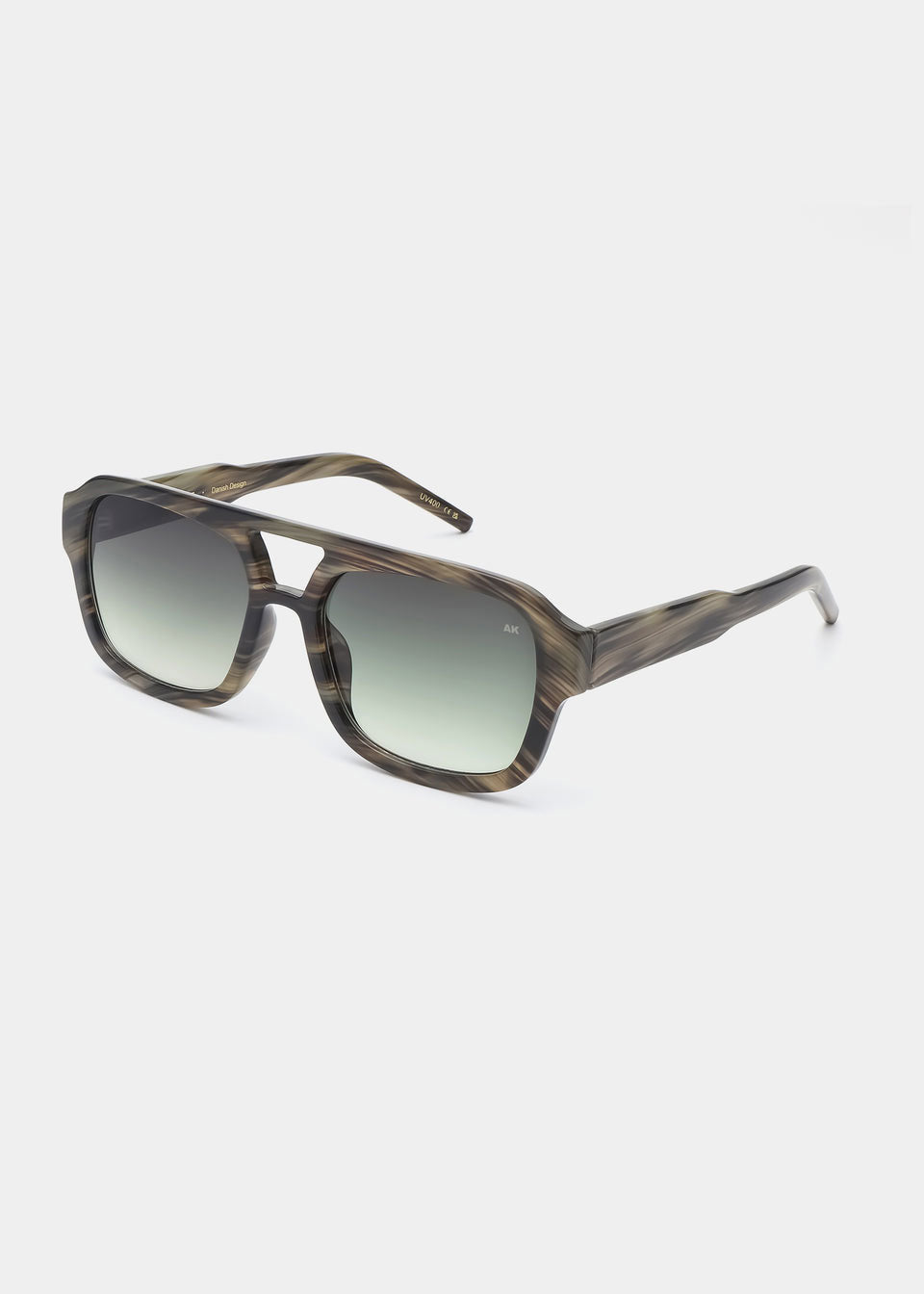 A. Kjaerbede Kaya Sunglasses - Striped Horn