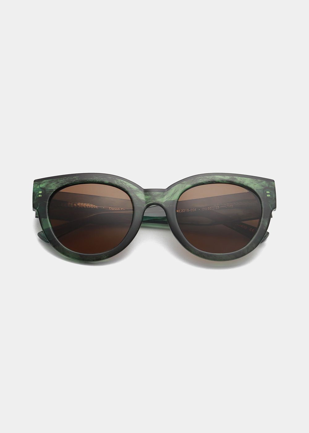 A. Kjaerbede Lilly Sunglasses - Green Marble