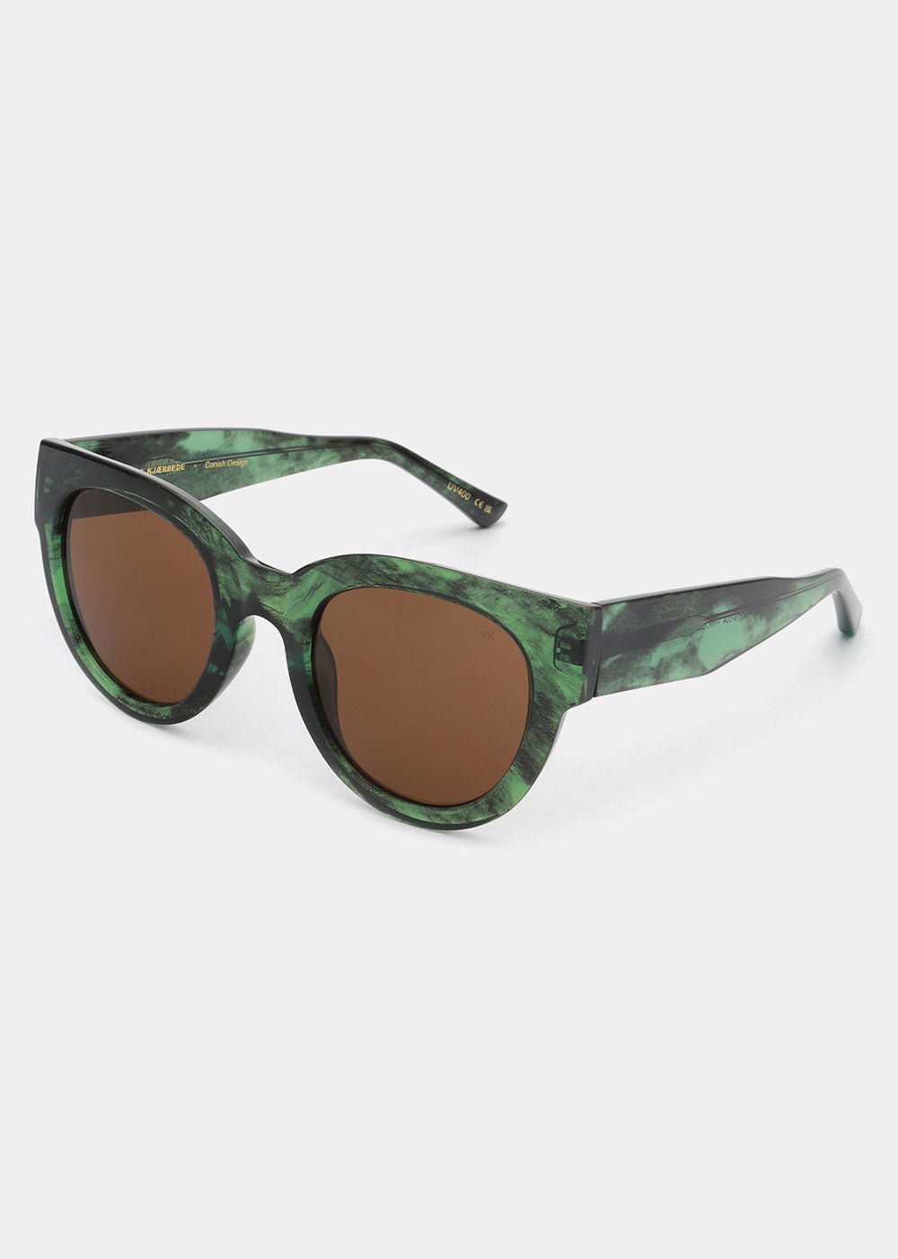 A. Kjaerbede Lilly Sunglasses - Green Marble