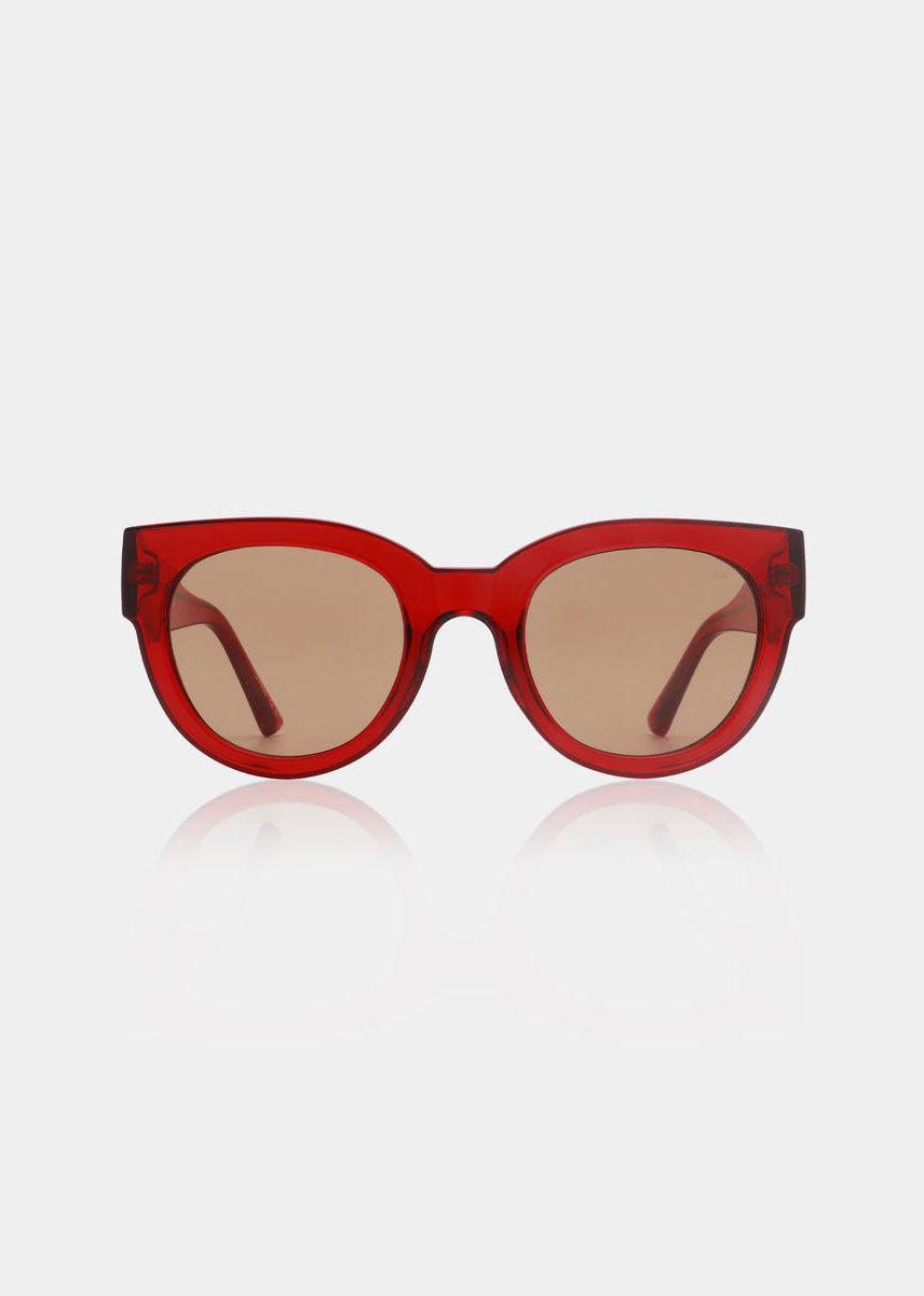 A. Kjaerbede Lilly Sunglasses - Red Transparent