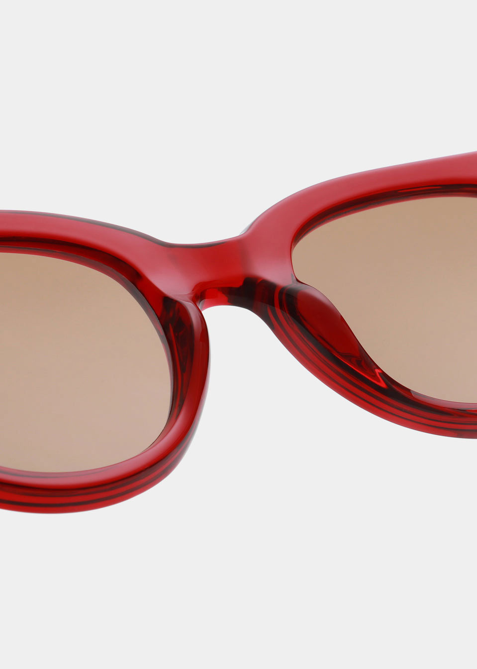 A. Kjaerbede Lilly Sunglasses - Red Transparent