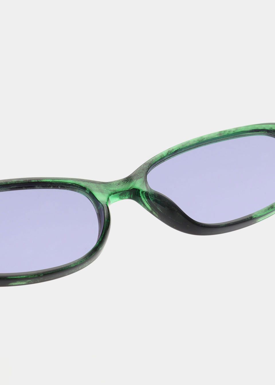 A. Kjaerbede Macy Sunglasses - Green Marble Transparent