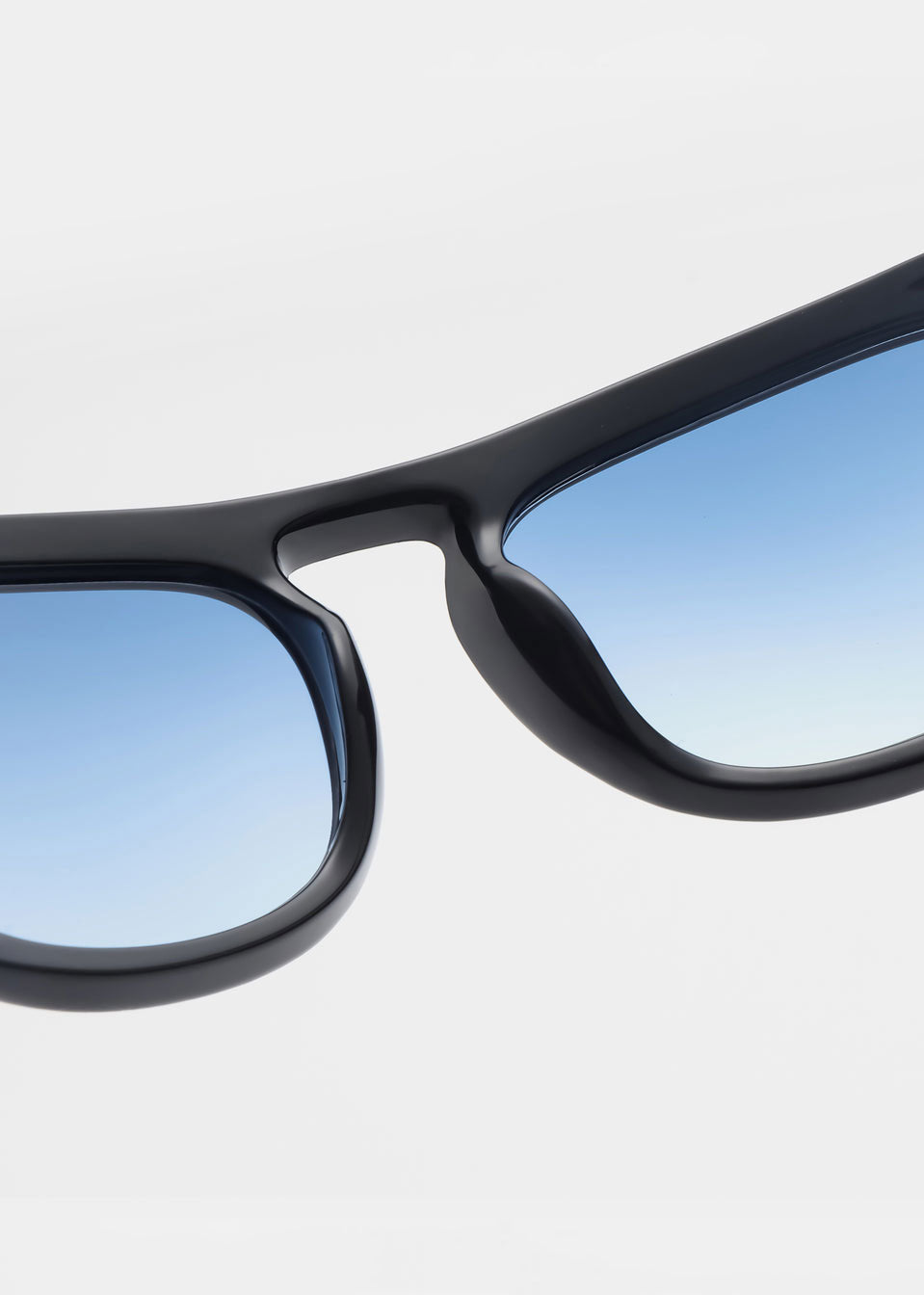 A. Kjaerbede Max Sunglasses - Black (Blue Lens)