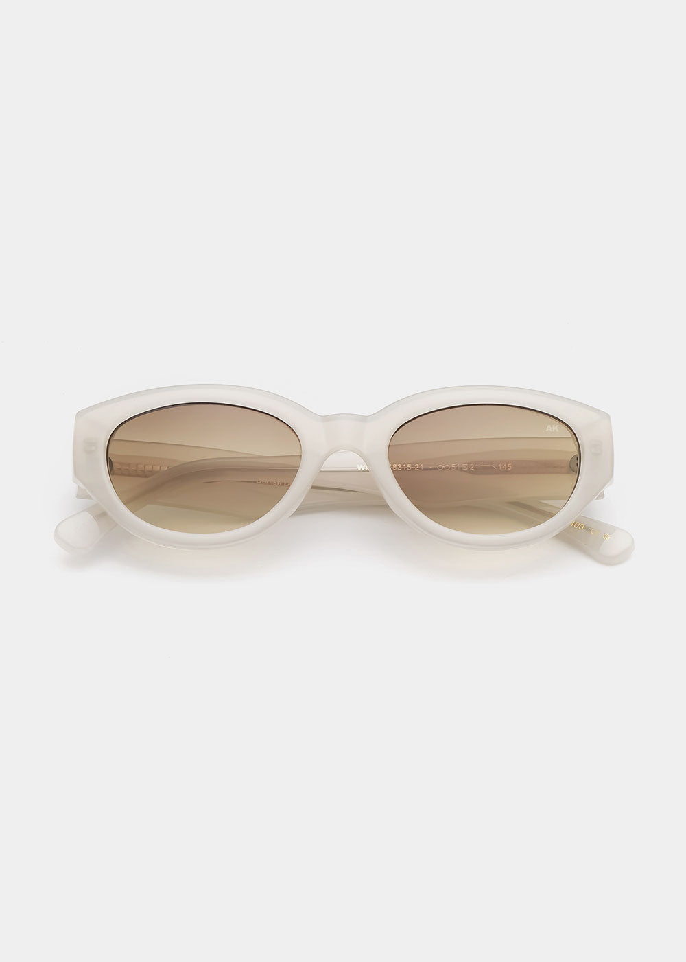 A. Kjaerbede Winnie Sunglasses - Cream Bone