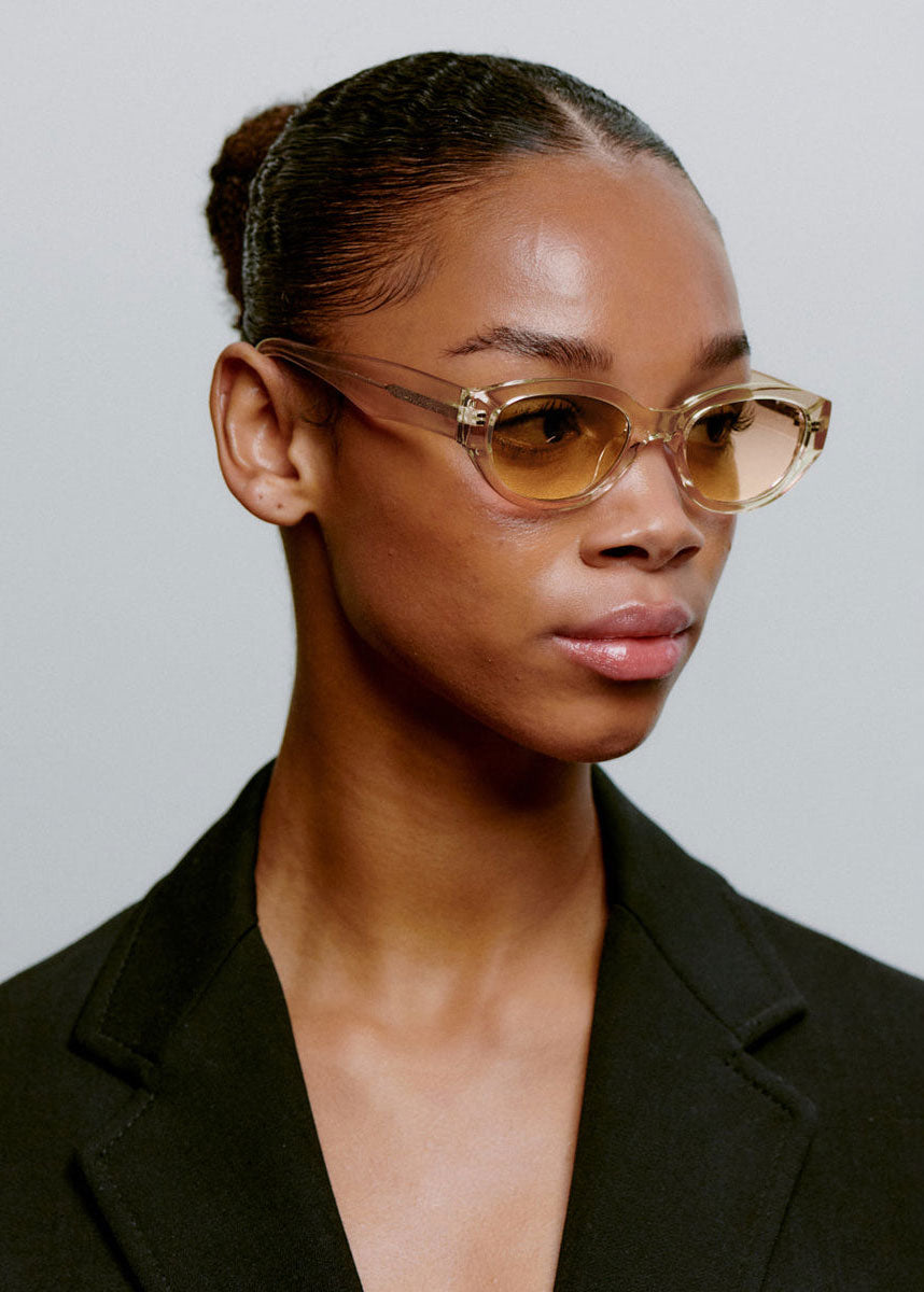 A. Kjaerbede Winnie Sunglasses - Ecru Transparent
