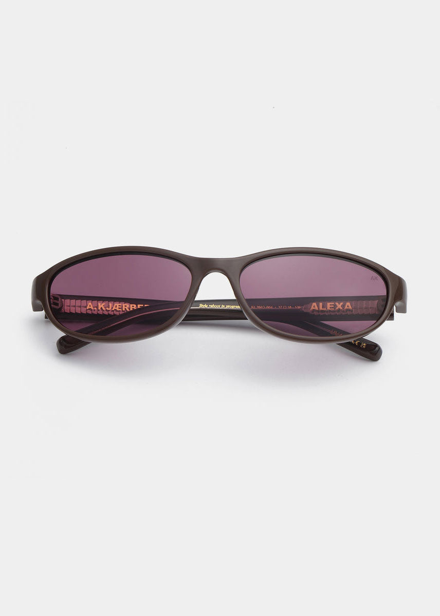 A. Kjaerbede Alexa Sunglasses - Chocolate