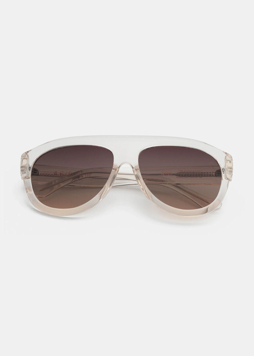 A. Kjaerbede Rio Sunglasses - Ecru Transparent