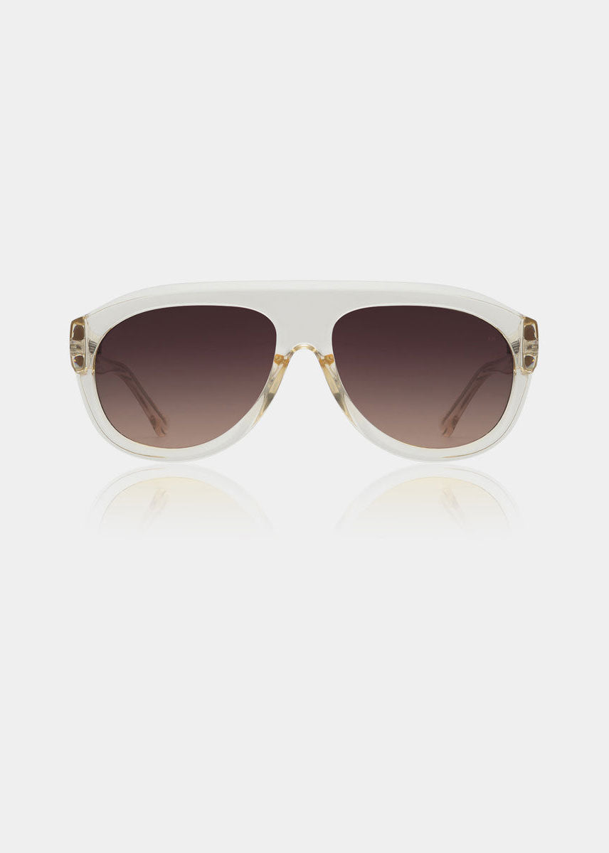 A. Kjaerbede Rio Sunglasses - Ecru Transparent