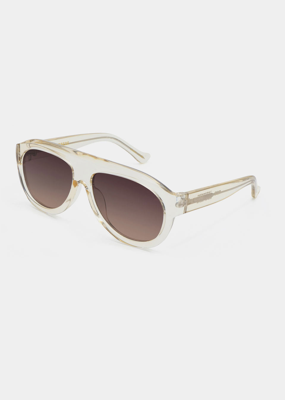 A. Kjaerbede Rio Sunglasses - Ecru Transparent