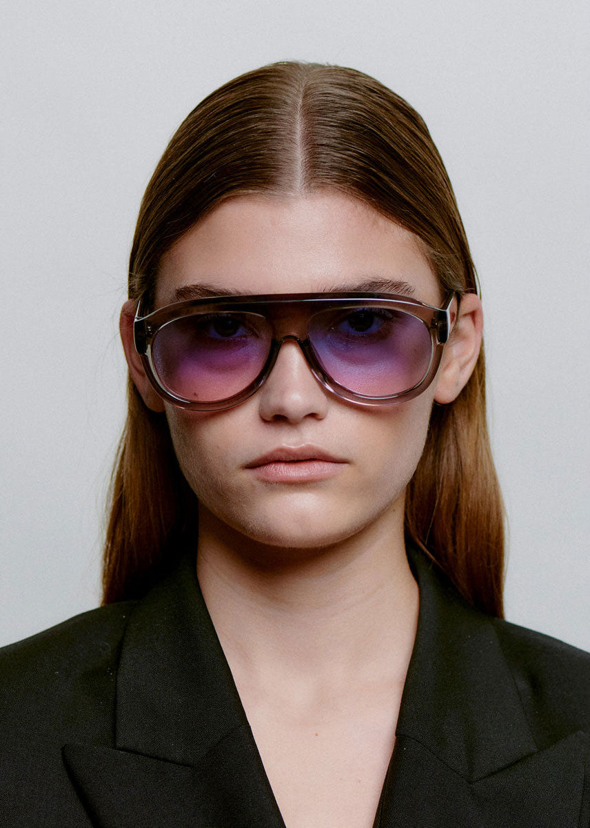 A. Kjaerbede Rio Sunglasses - Grey Transparent