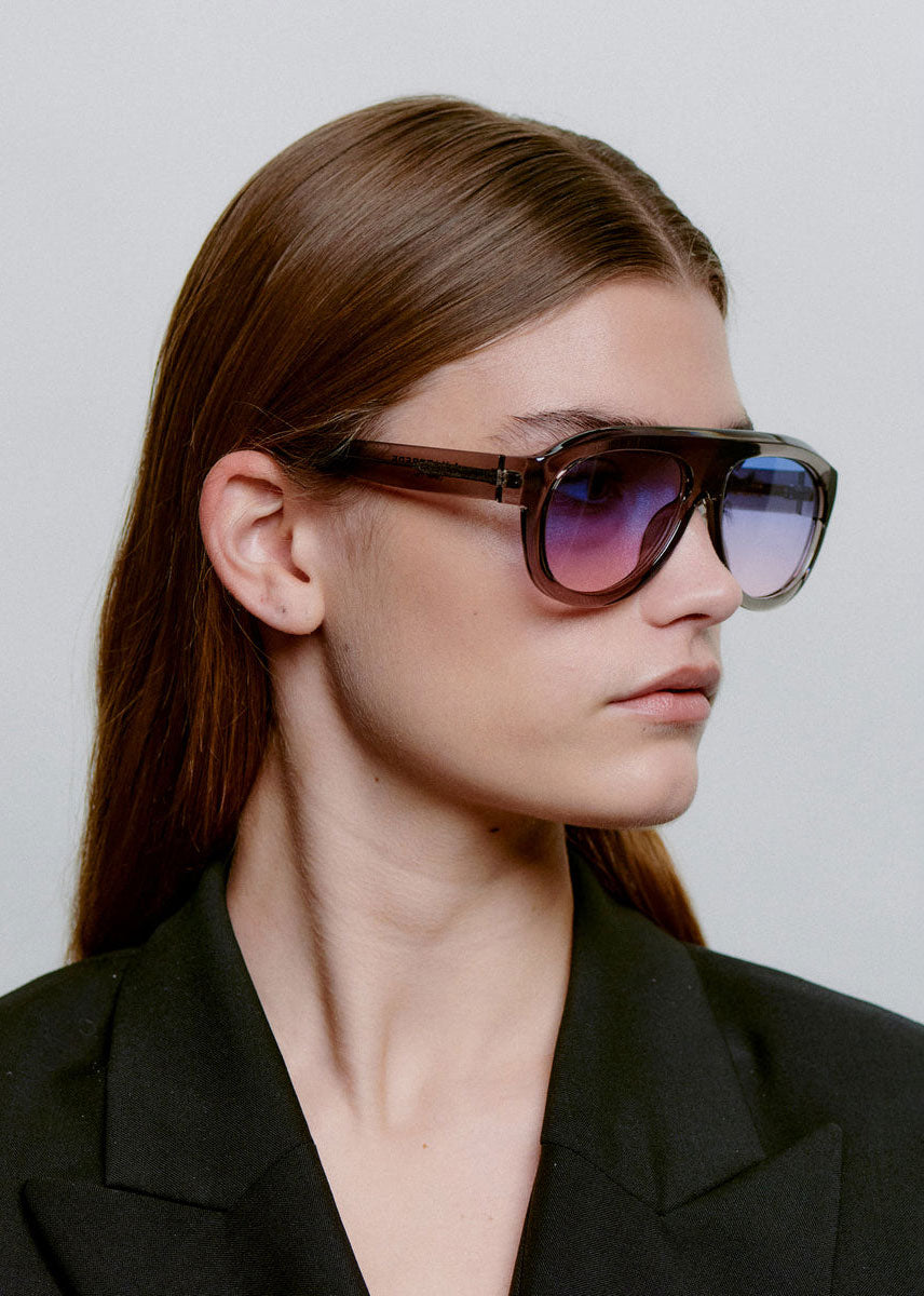 A. Kjaerbede Rio Sunglasses - Grey Transparent