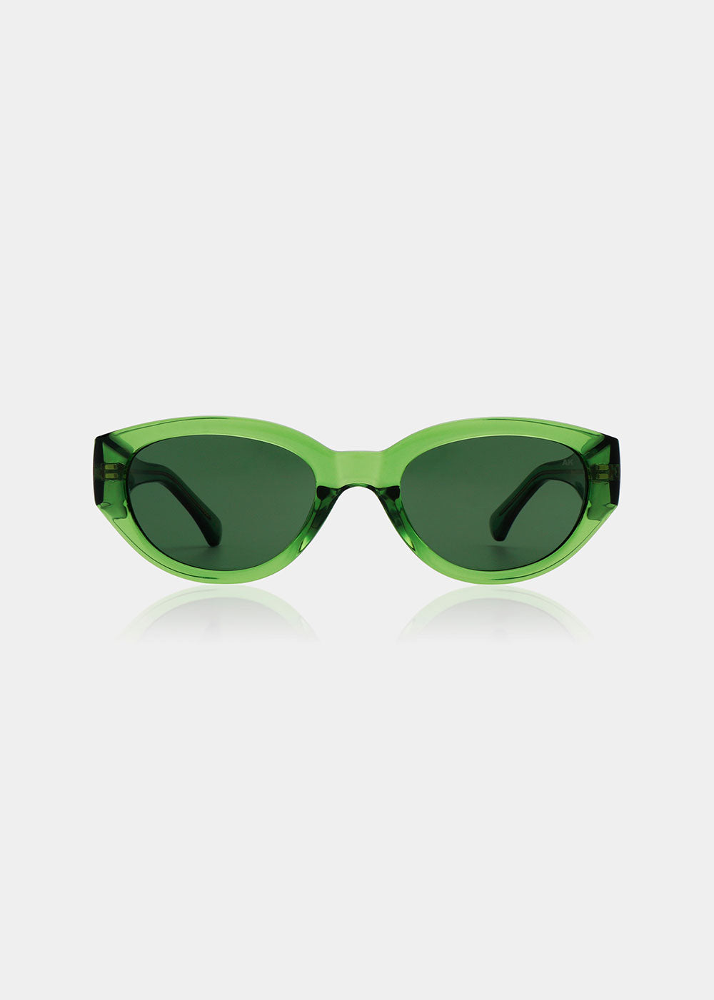 A. Kjaerbede Winnie Sunglasses - Light Olive Transparent
