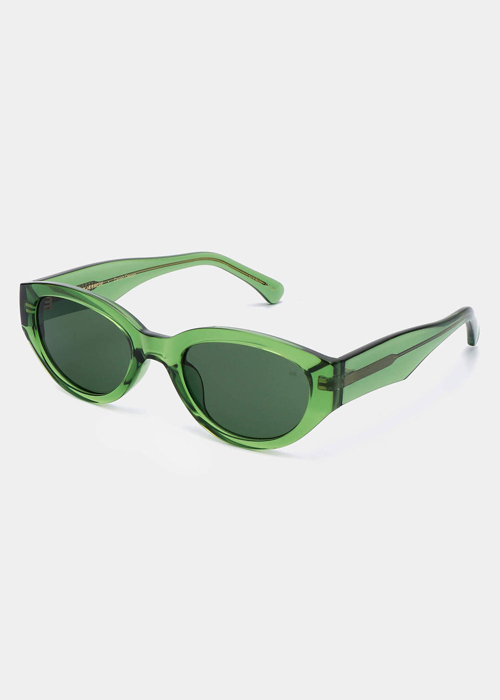 A. Kjaerbede Winnie Sunglasses - Light Olive Transparent